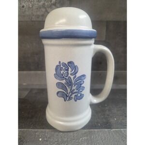 Pfaltzgraff Yorktowne Cheese/Spice Shaker with Handle & Stopper 6.5" Stoneware